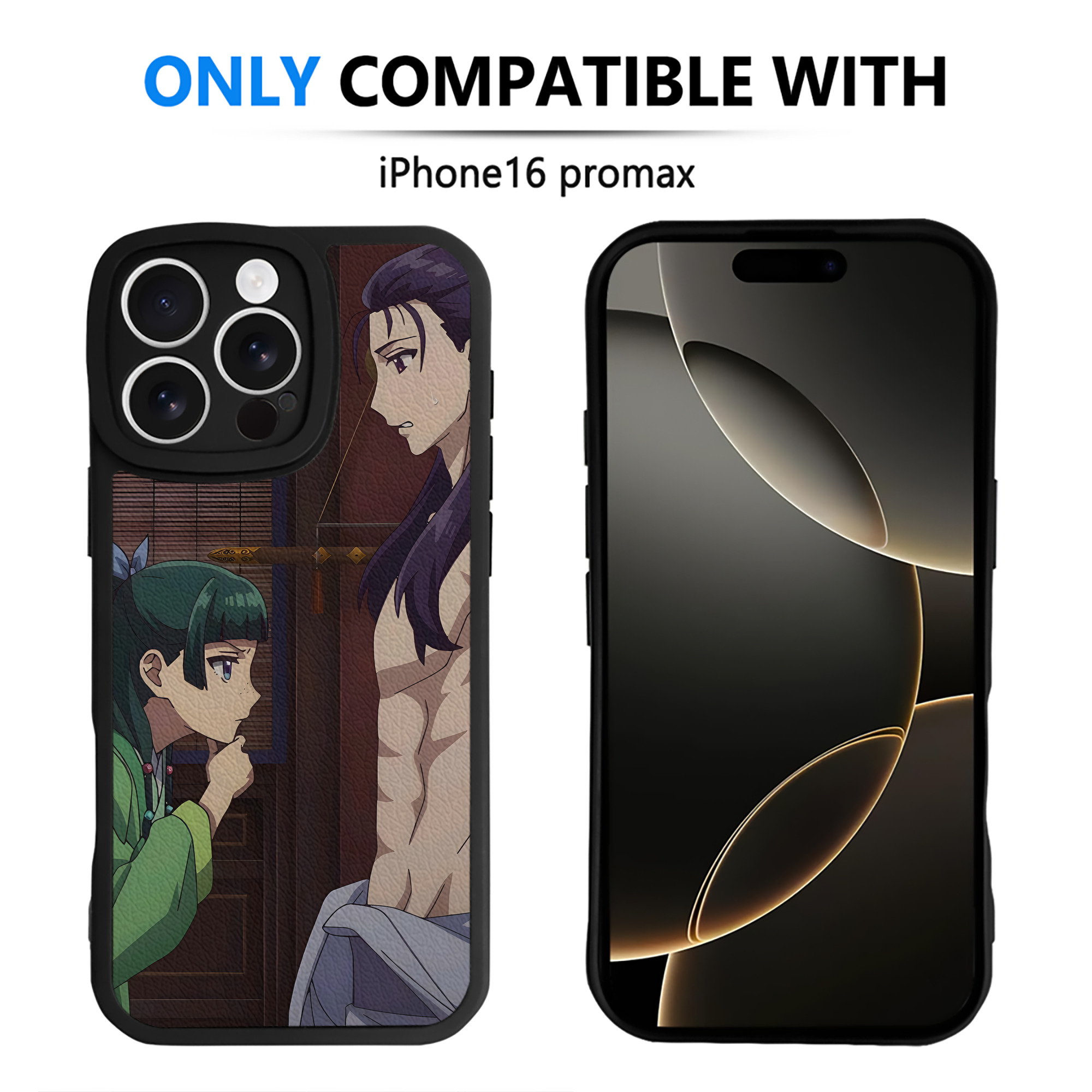 薬屋のひとりごと The Apothecary Diaries 【iPhone 16シリーズ対応】シリコンスマホケース（レザー調） 材質：シリコン
